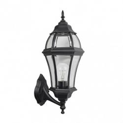 Aplique Exterior Aluminio Becrux 1xe27 Negro Ip44  59,5x25x26 Cm - Imagen 1