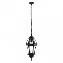 Colgante Exterior Aluminio Becrux 1xe27 Negro Ip44 Regx24x24 Cm - Imagen 1
