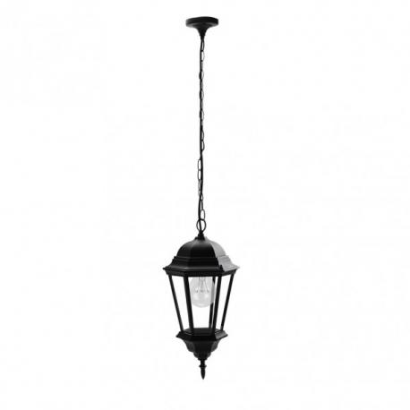 Colgante Exterior Aluminio Regulus 1xe27 Negro  Regx23x23 Cm  Ip44 - Imagen 1