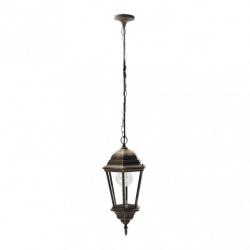 Colgante Ext.aluminio Regulus 1xe27 Neg/oro Ip44  Regx23x23 Cm - Imagen 1