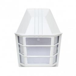 Aplique Exterior Aluminio Acrux 1xe27 Blanco Ip23  24x20x11,5 Cm - Imagen 1