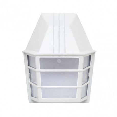 Aplique Exterior Aluminio Acrux 1xe27 Blanco Ip23  24x20x11,5 Cm - Imagen 1