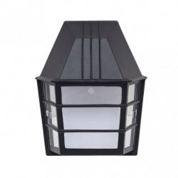 Aplique Exterior Aluminio Acrux 1xe27 Negro Ip23  24x20x11,5 Cm - Imagen 1