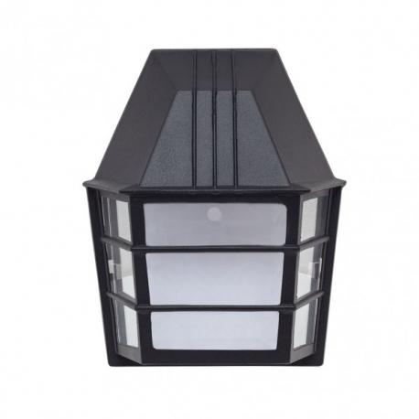 Aplique Exterior Aluminio Acrux 1xe27 Negro Ip23  24x20x11,5 Cm - Imagen 1