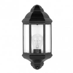 Aplique Exterior Aluminio Shaula 1xe27 Negro Ip44 36,5x16,5x9,5 Cm - Imagen 1