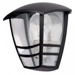 Aplique Exterior Aluminio Alnilan 1xe27 Negro Ip44 20x17,5x13 Cm - Imagen 1