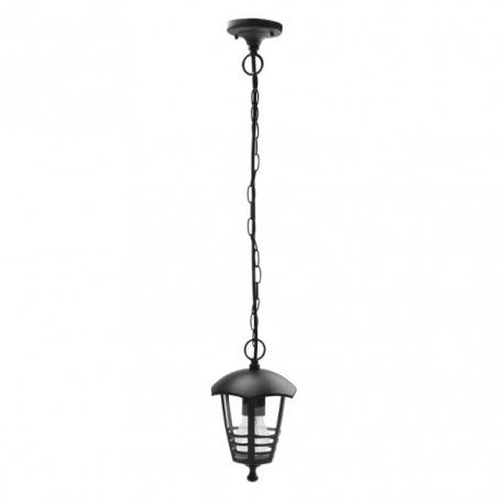 Colgante Exterior Aluminio Alnilan 1xe27 Negro  Regx16x16 Cm  Ip44 - Imagen 1