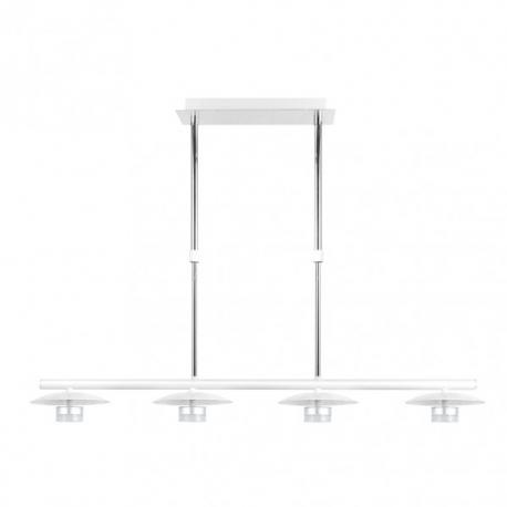 Lampara Ciudad Del Cabo 4l 24w 4000k  Blanco/plata Regx85x15 Cm 1920 Lm - Imagen 1