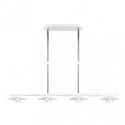 Lampara Ciudad Del Cabo 4l 24w 4000k  Blanco/plata Regx85x15 Cm 1920 Lm - Imagen 2