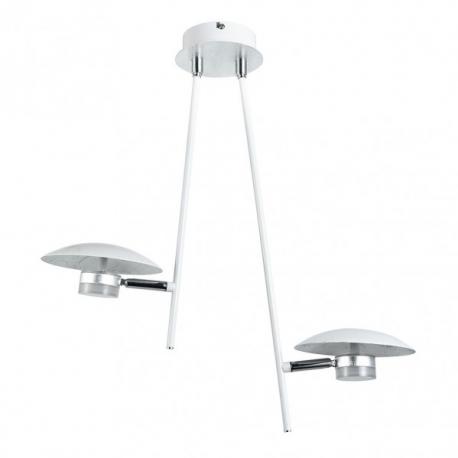 Colgante Ciudad Del Cabo 2l  12w 4000k Blanco/plata  1080 Lm 52x49x15 Cm Dirigible Y Orientable - Imagen 1