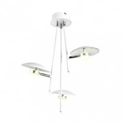 Colgante Ciudad Del Cabo 3l 18w 4000k Blanco/plata 53x39x39 Cm 1440 Lm Dirigible Y Orientable - Imagen 2