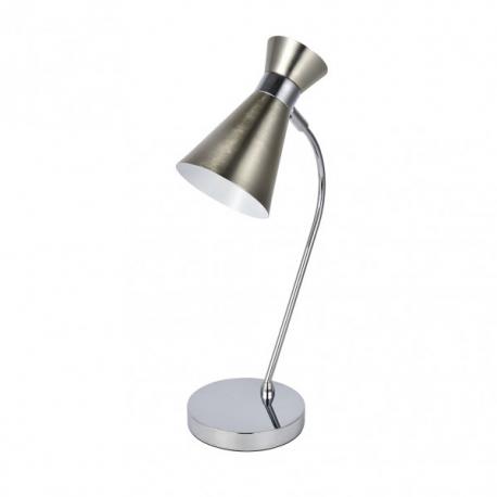 Sobremesa Petra 1xe14 Niquel/cromo 48x24x15 Cm Orientable - Imagen 1