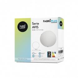 Plafon Redondo Avis 1xe27 Blanco 25x25x6 Cm - Imagen 2