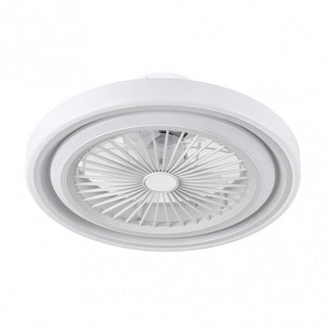 Ventilador Rok 80w 3000-4000-6000k 6915lm Blanco  19x49d C/c.remoto, Reg.intensidad, Memoria Y Temporizador - Imagen 1