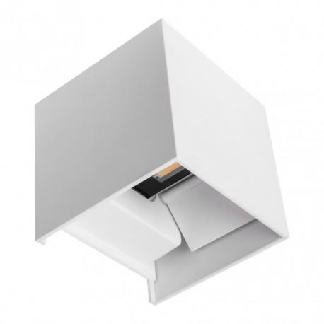 Aplique Barredor De Pared 10w 3000k Segmento Blanco Ip65 10x10x10cm Aluminio 800lm Orientable - Imagen 1